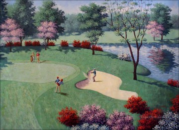 スポーツ Painting - ゴルフ09 印象派